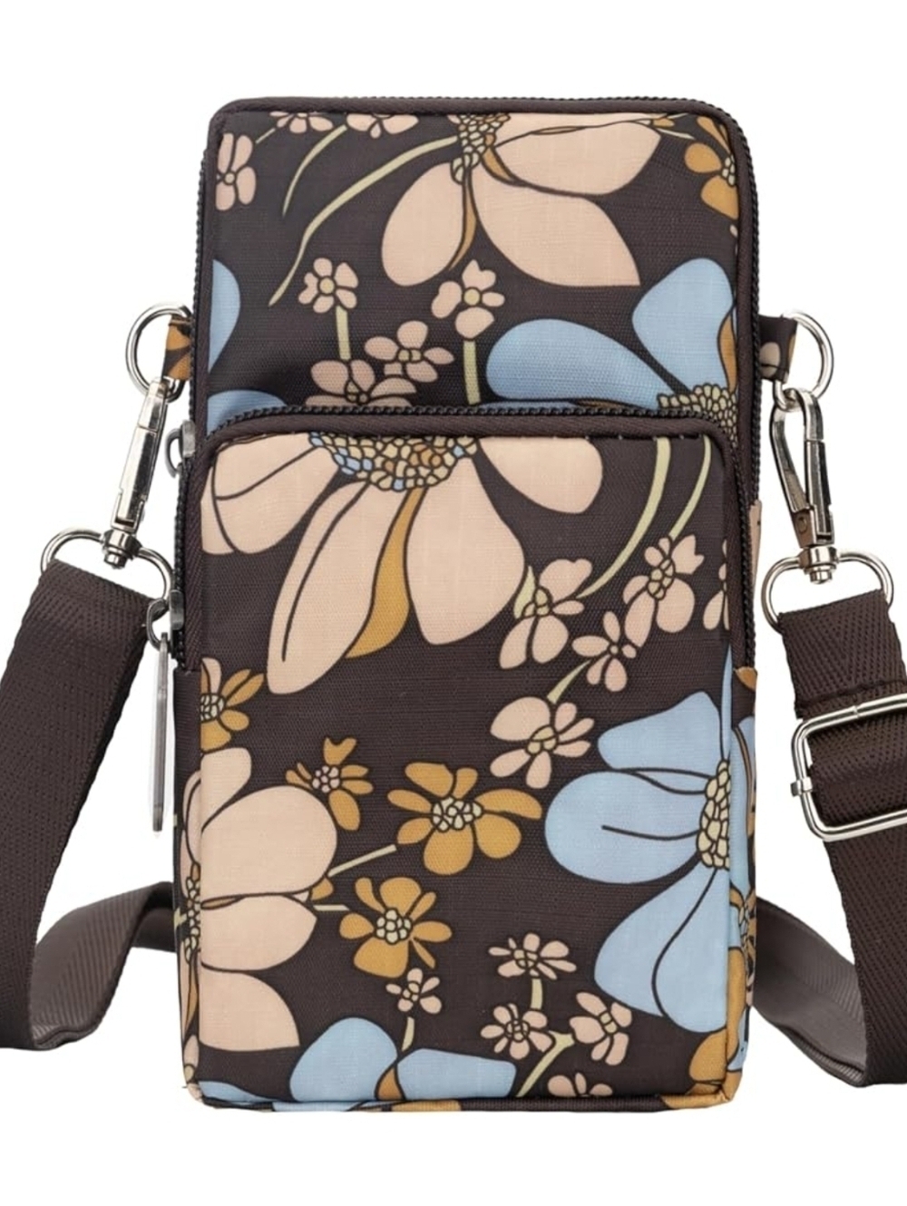 Crossbody Bag Phone Sleeve Concert Venue Festival Adjustable Strap Arm Wrist NWT